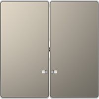 Лицевая панель Schneider Electric Merten D-Life для 2-кл. выключателя с подсветкой никель  картинка